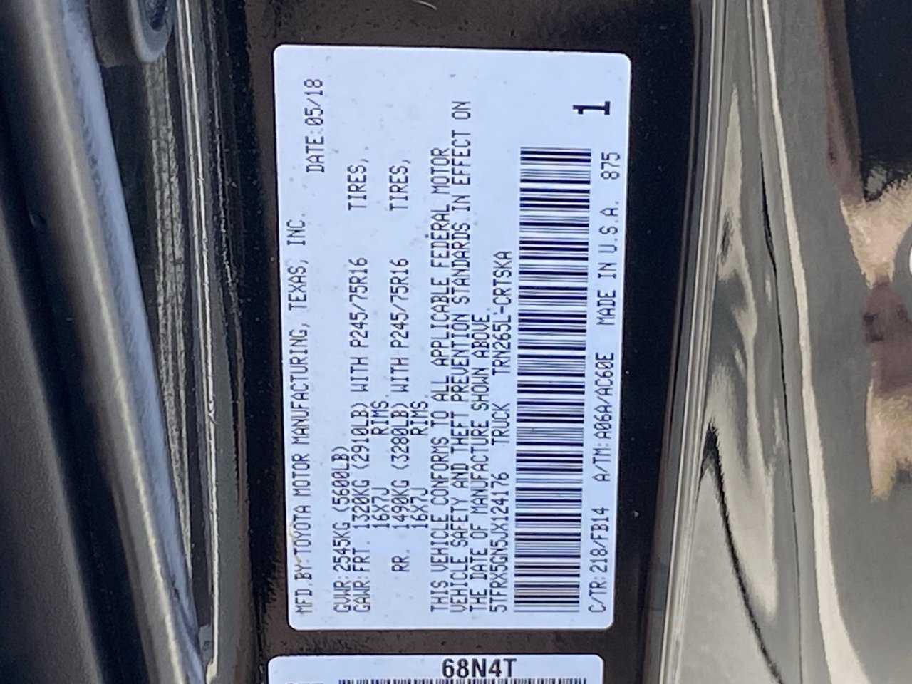 Used 2018 Toyota Tacoma SR w/ SR Convenience Package RWD image 34