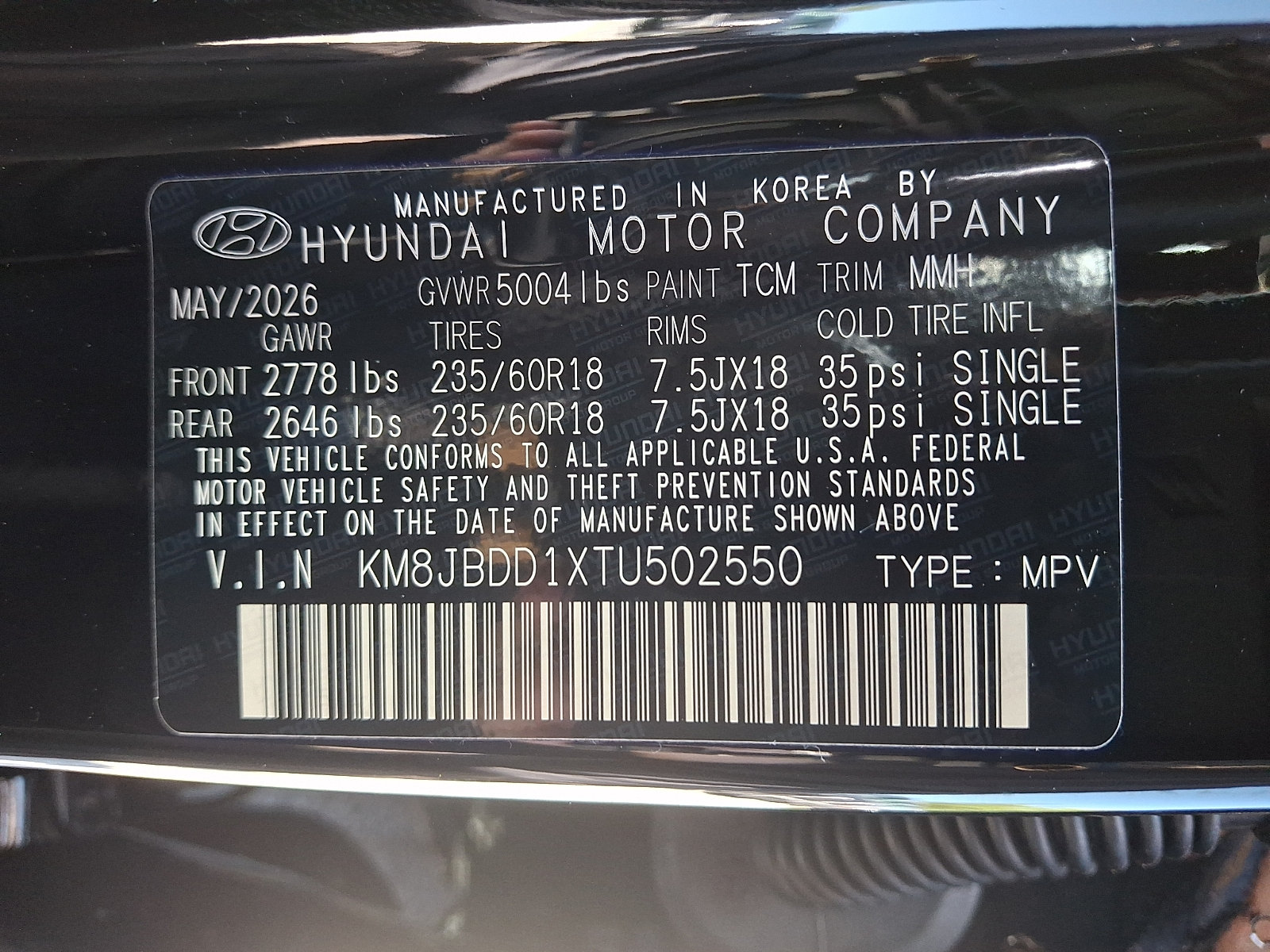 New 2026 Hyundai Tucson SEL AWD/4WD image 15