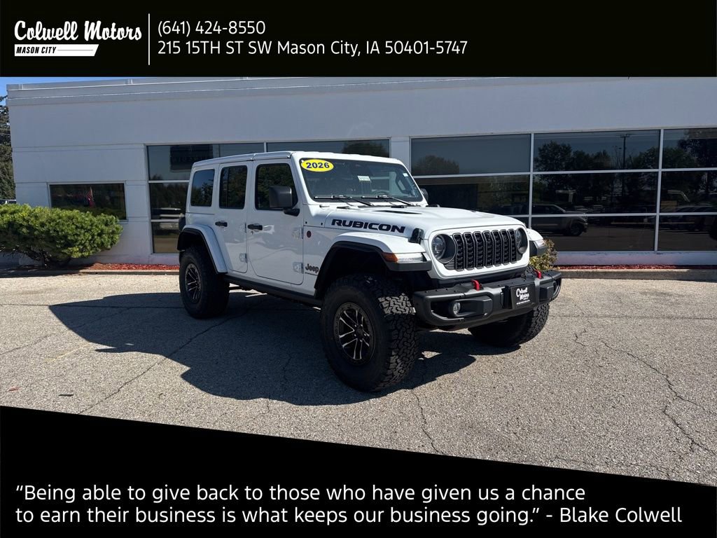 New 2026 Jeep Wrangler Unlimited Rubicon