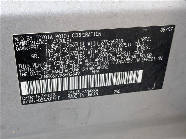 Used 2008 Toyota RAV4 Sport AWD/4WD image 15