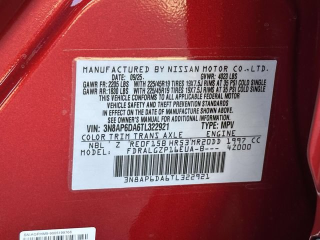 New 2026 Nissan Kicks SR FWD image 25