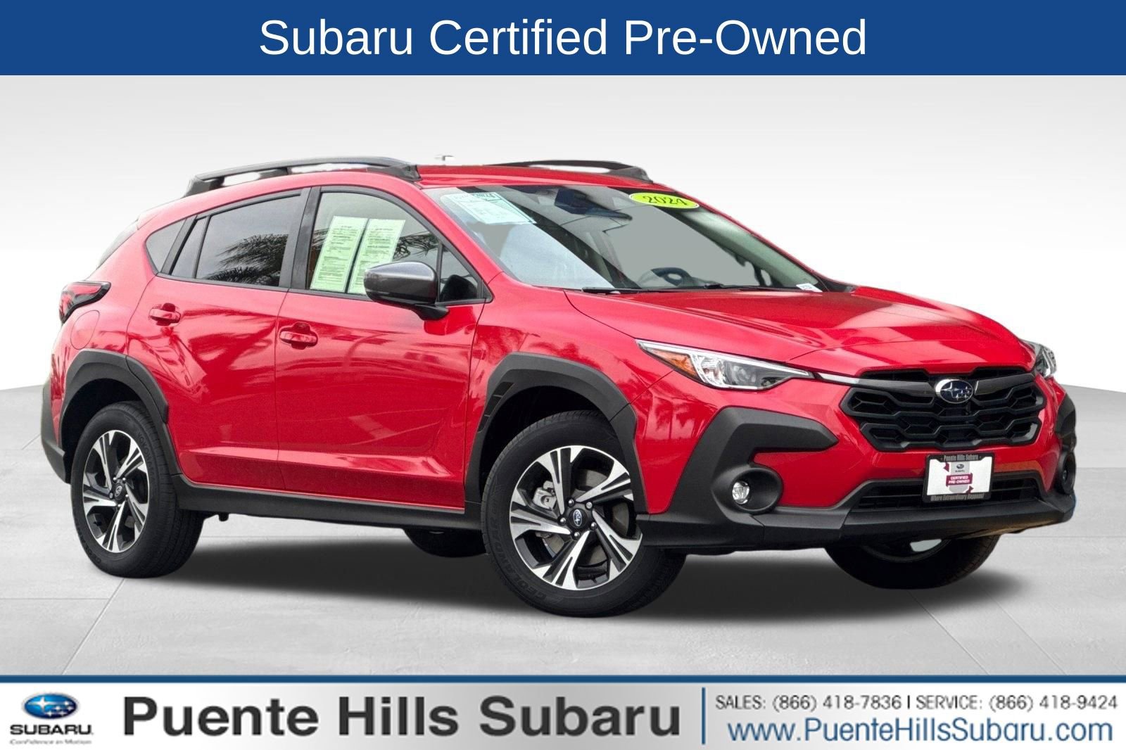 Certified 2024 Subaru Crosstrek 2.0i Premium w/ Crosstrek Mirror Package AWD/4WD image 1