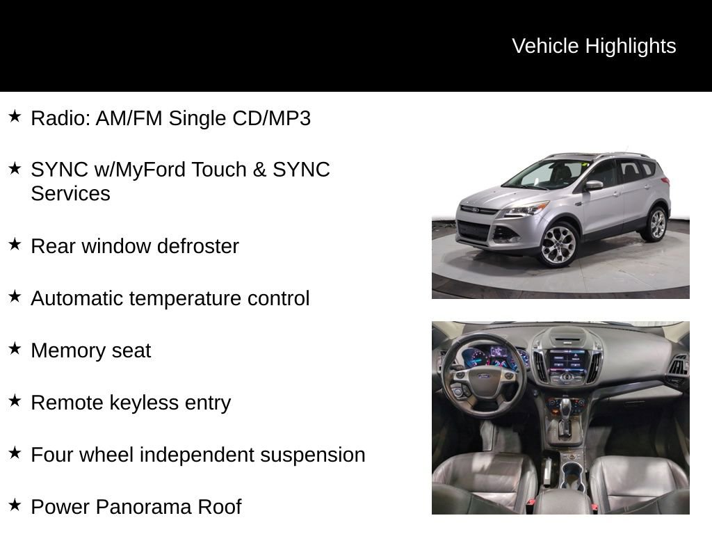 Used 2015 Ford Escape Titanium w/ Equipment Group 301A image 13