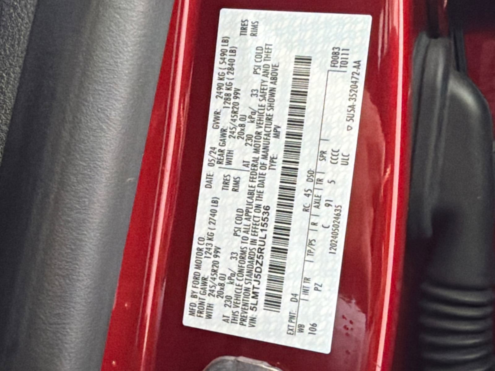 Certified 2024 Lincoln Corsair Grand Touring w/ Equipment Group 302A image 37