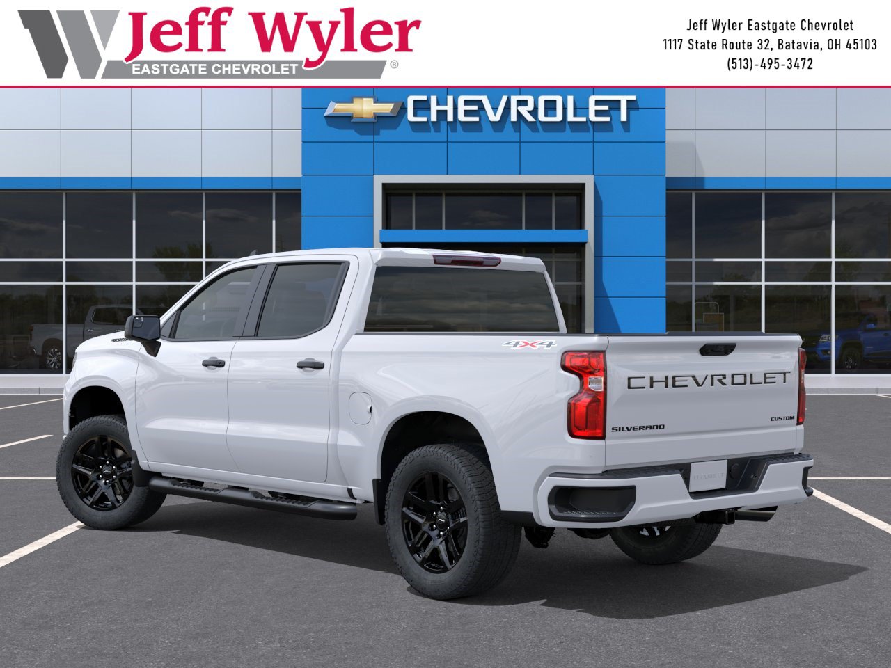 New 2026 Chevrolet Silverado 1500 Custom w/ Turbomax Blackout Package AWD/4WD image 3