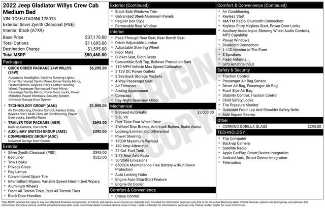 Used 2022 Jeep Gladiator Willys video 2