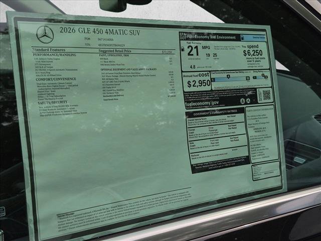 New 2026 Mercedes-Benz GLE 450 4MATIC image 19