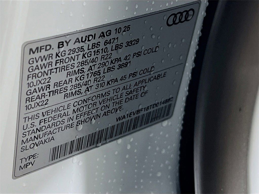 New 2026 Audi Q8 Premium Plus AWD/4WD image 30