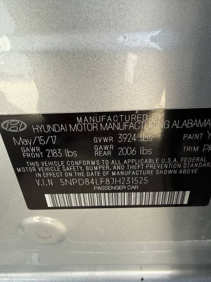 Used 2018 Hyundai Elantra Value Edition FWD image 16