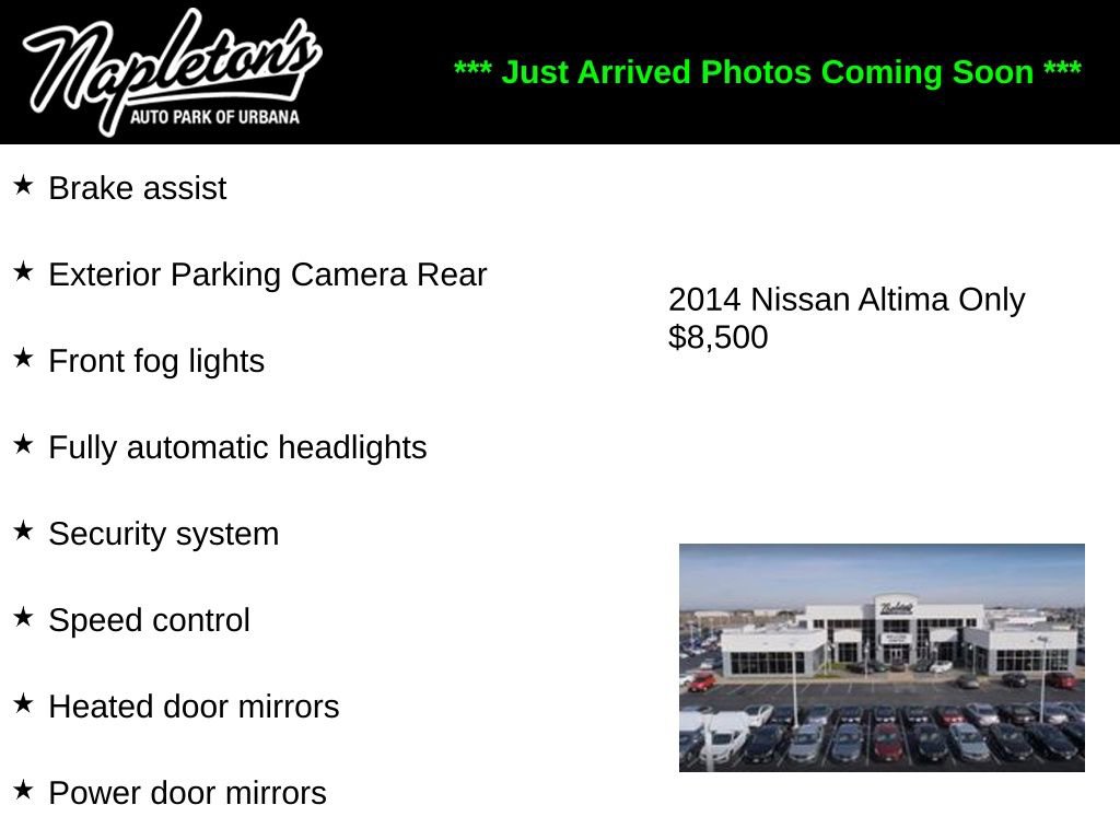 Used 2014 Nissan Altima 2.5 SL w/ Technology Package FWD image 2