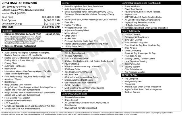Used 2024 BMW X3 xDrive30i AWD/4WD image 7