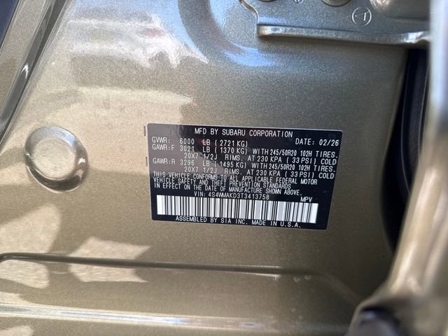 New 2026 Subaru Ascent Touring AWD/4WD image 20