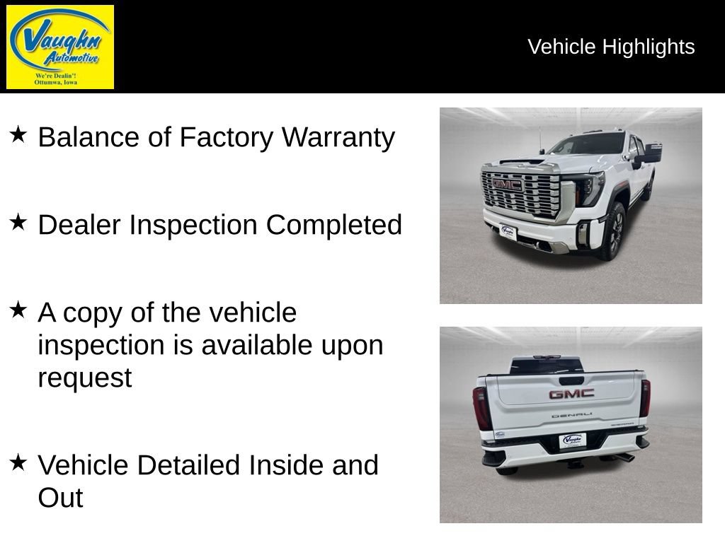 Used 2025 GMC Sierra 2500 Denali w/ Denali Reserve Package AWD/4WD image 2