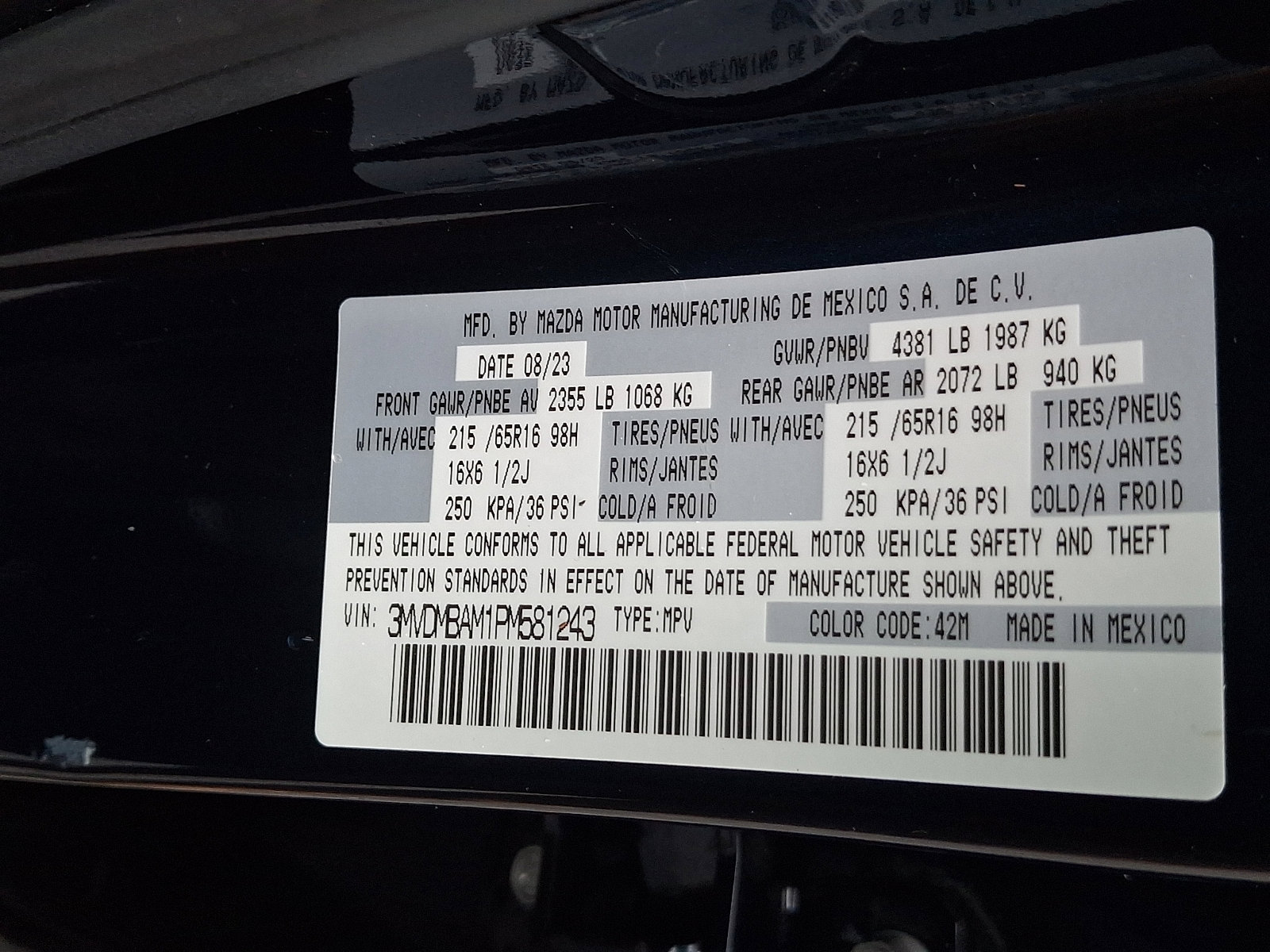 Certified 2023 MAZDA CX-30 AWD 2.5 S image 26