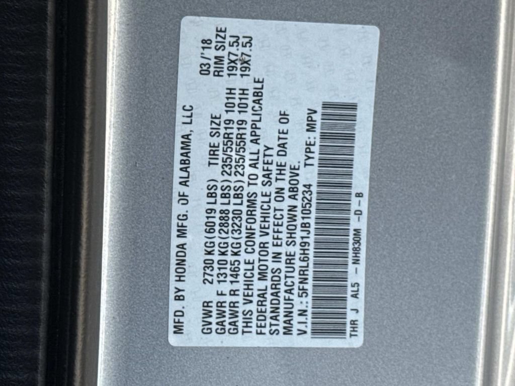 Used 2018 Honda Odyssey Elite image 32