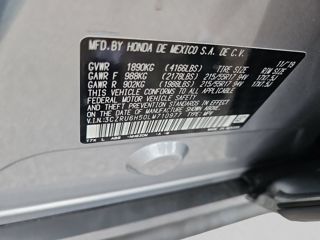 Certified 2020 Honda HR-V EX image 14