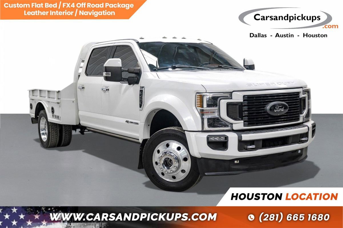 Used 2020 Ford F450 Platinum w/ FX4 Off-Road Package image 1
