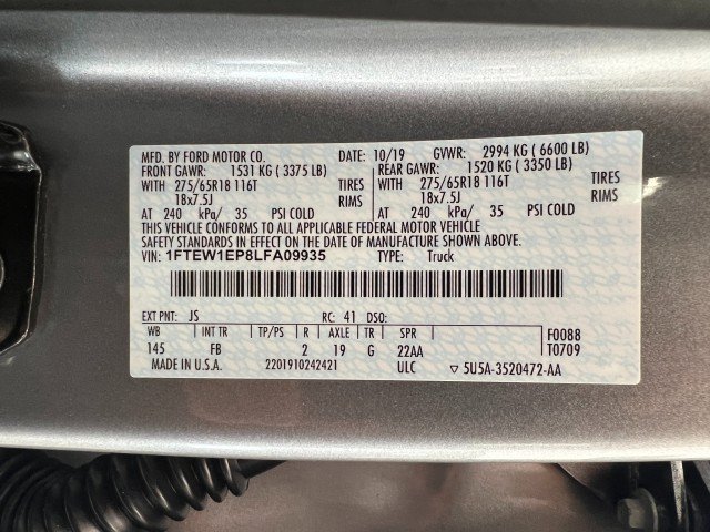 Used 2020 Ford F150 XLT w/ Equipment Group 302A Luxury AWD/4WD image 25
