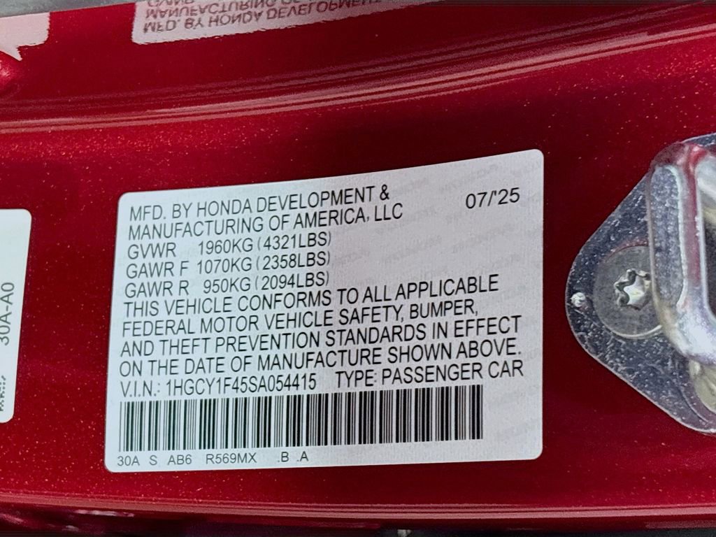 New 2025 Honda Accord SE image 26
