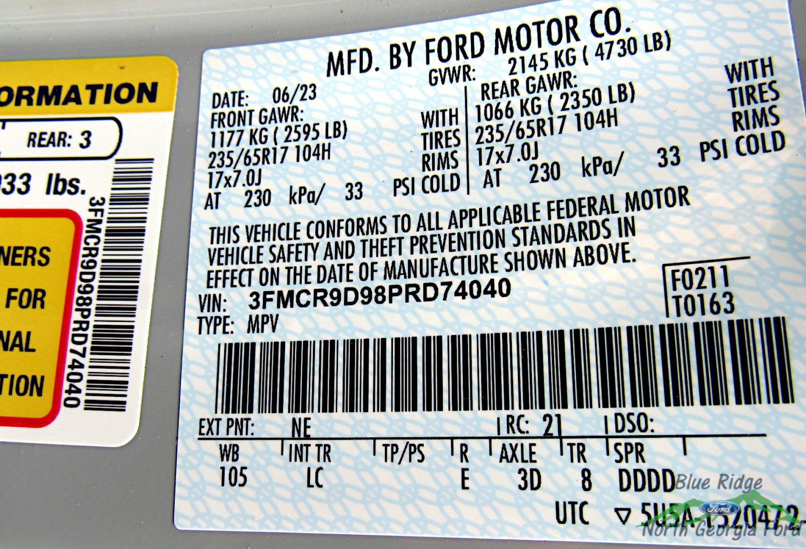 Used 2023 Ford Bronco Sport Badlands image 23