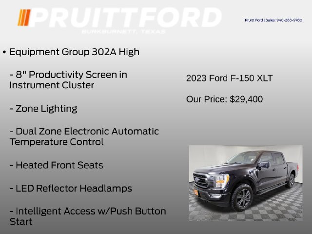 Used 2023 Ford F150 XLT w/ Equipment Group 302A High AWD/4WD image 13
