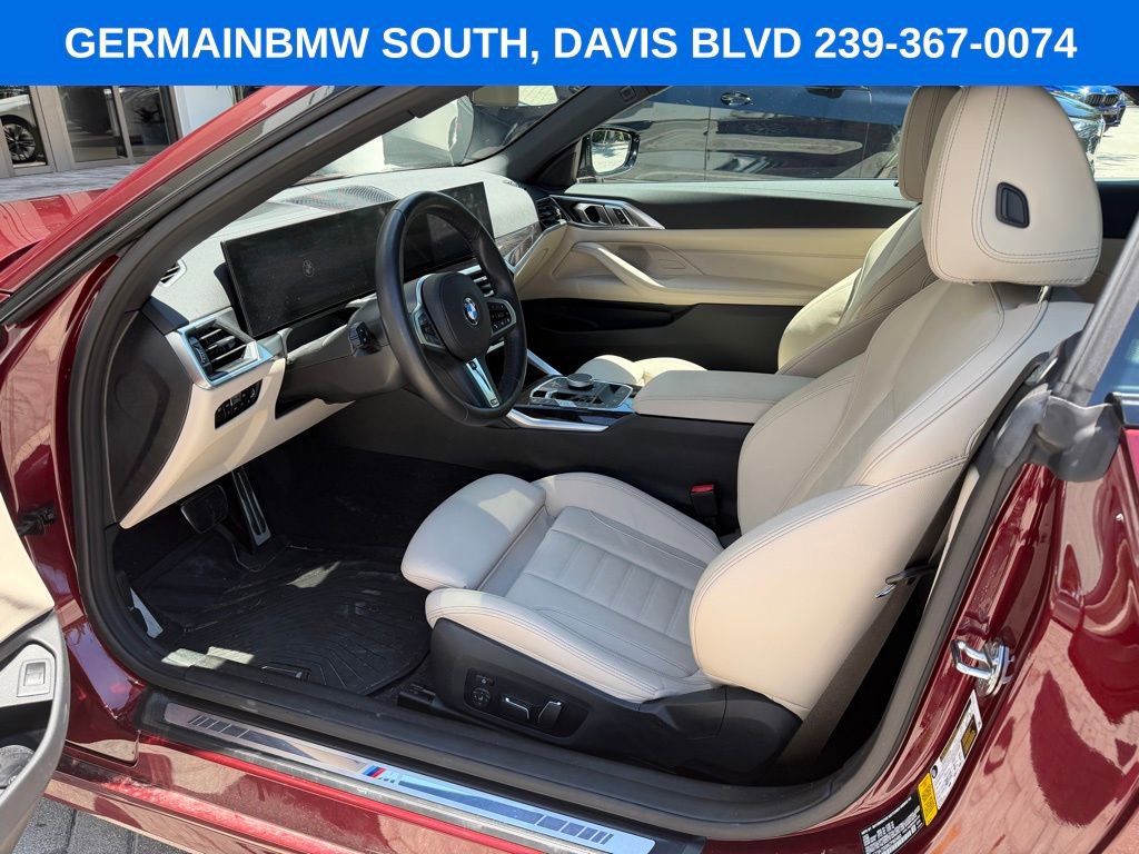 Certified 2024 BMW 430i Convertible w/ M Sport Package RWD image 25