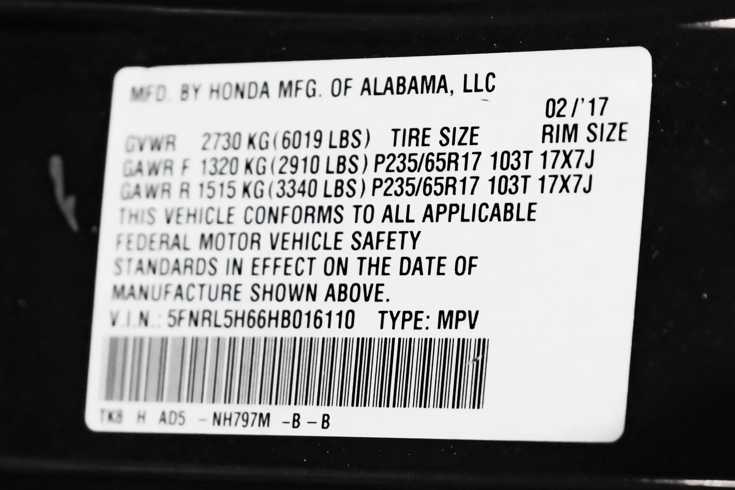 Used 2017 Honda Odyssey EX-L image 57