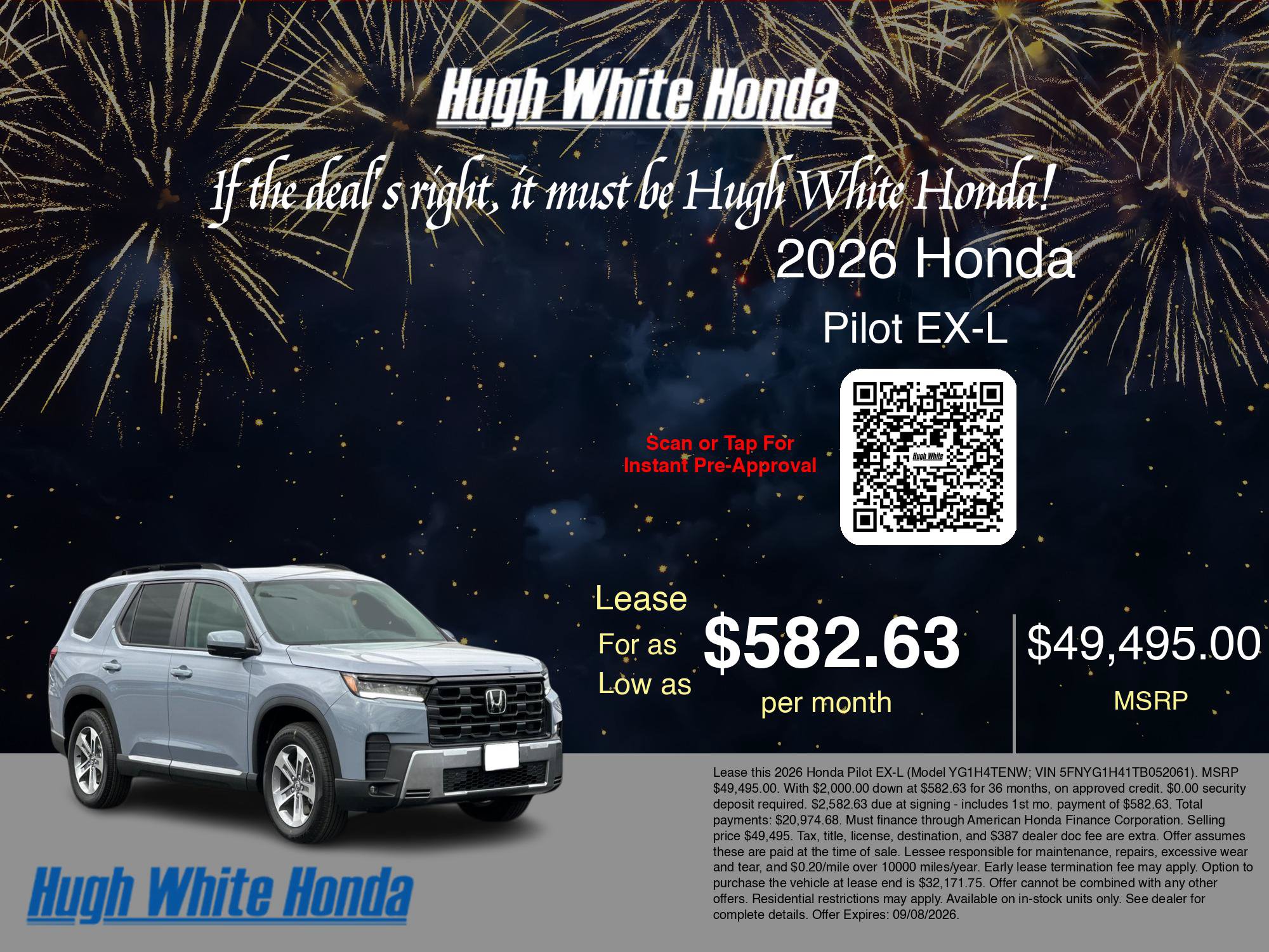 New 2026 Honda Pilot EX-L image 3