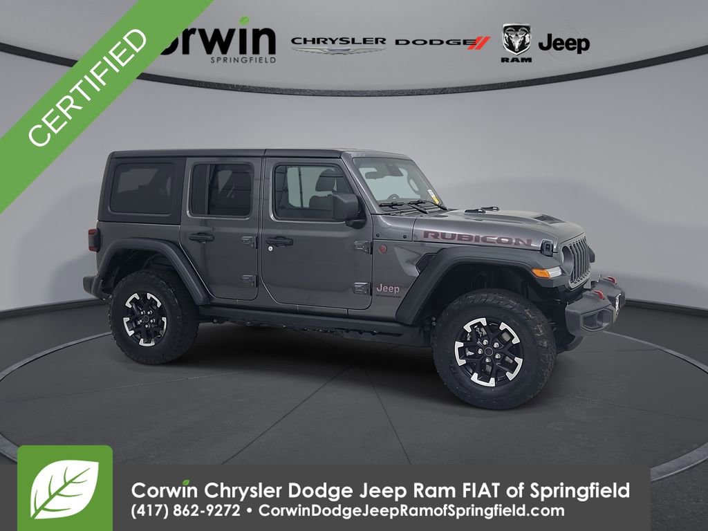 Certified 2026 Jeep Wrangler Unlimited Rubicon AWD/4WD image 1