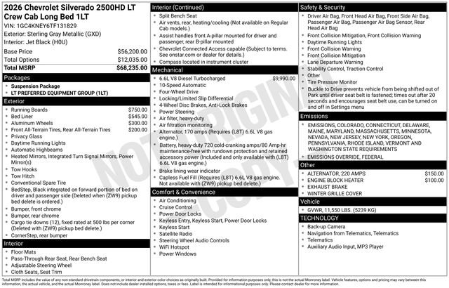 New 2026 Chevrolet Silverado 2500 LT image 4