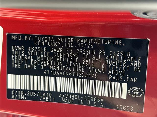 New 2026 Toyota Camry XLE image 20