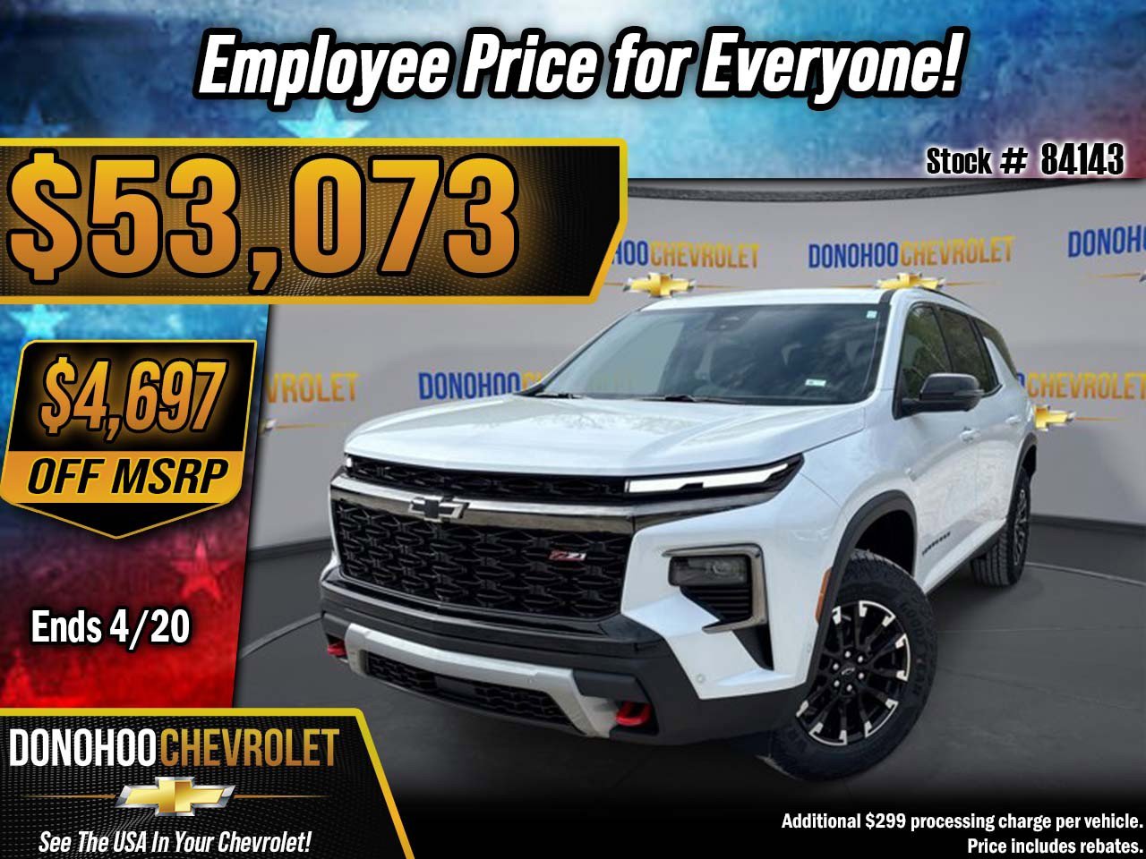 New 2026 Chevrolet Traverse Z71 w/ Enhanced Driving Package image 1