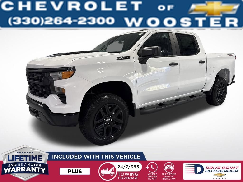 New 2026 Chevrolet Silverado 1500 Custom Trail Boss w/ Turbomax Blackout Package