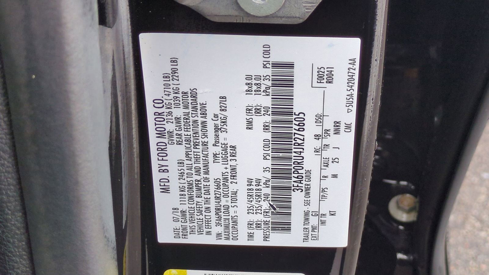 Used 2018 Ford Fusion Titanium image 40