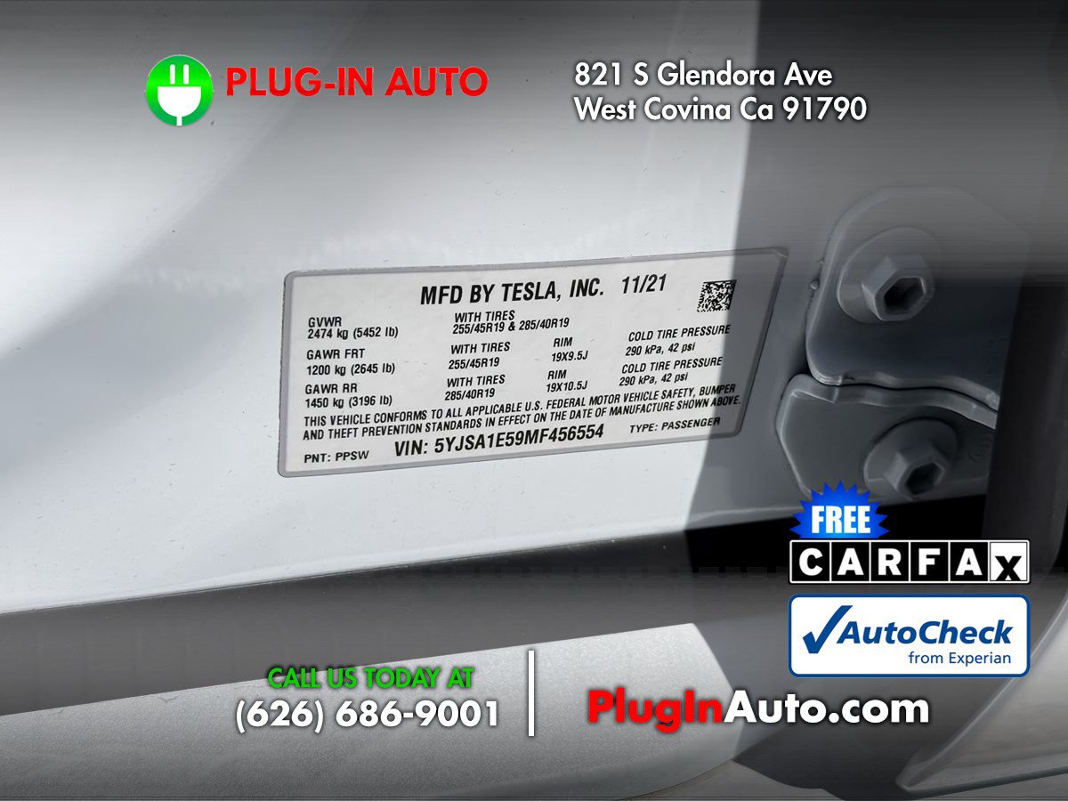 Used 2021 Tesla Model S Long Range AWD/4WD image 8