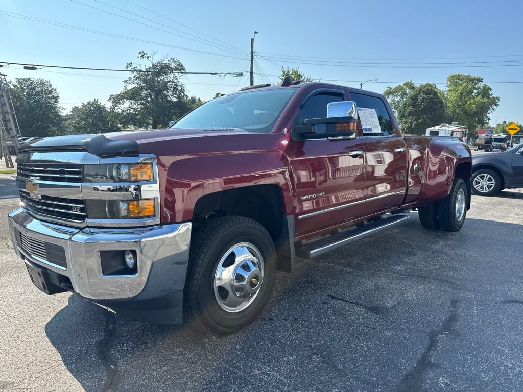 Used 2015 Chevrolet Silverado 3500 LTZ w/ Duramax Plus Package AWD/4WD image 3