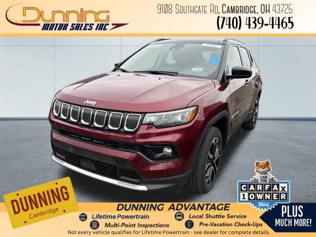 Used 2022 Jeep Compass Limited w/ Sun and Sound Group