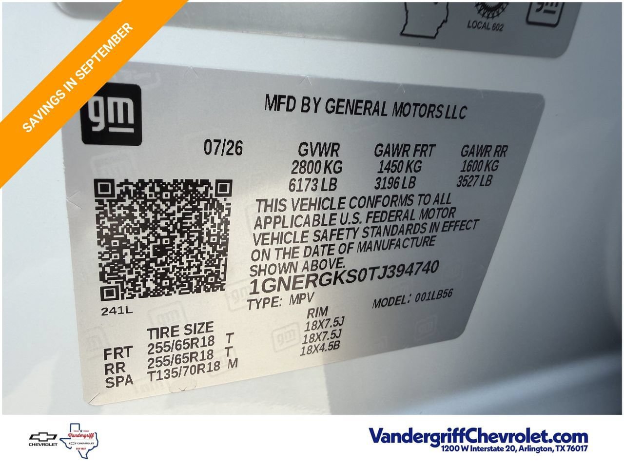 New 2026 Chevrolet Traverse LT FWD image 26