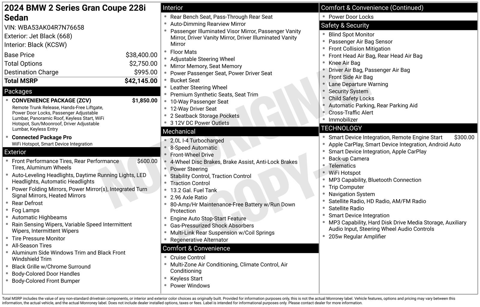 Certified 2024 BMW 228i Gran Coupe w/ Convenience Package FWD image 31