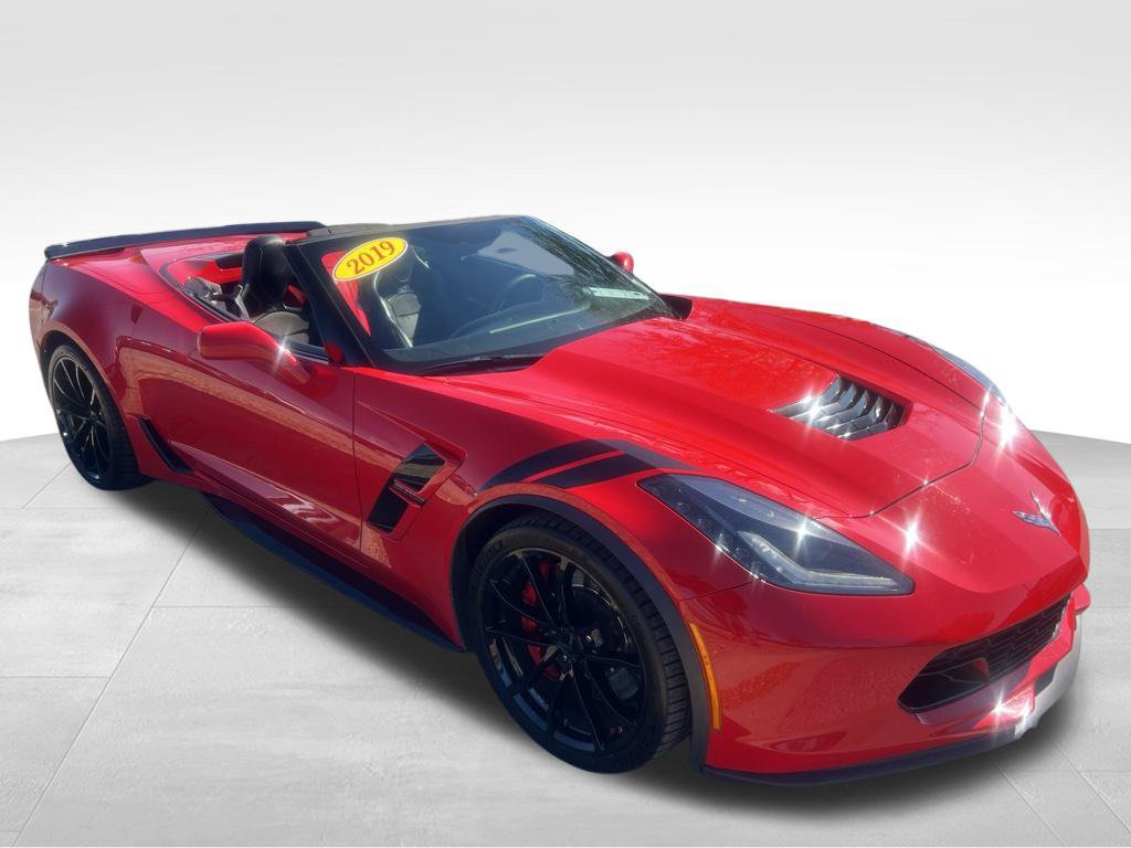 Used 2019 Chevrolet Corvette Grand Sport w/ Grand Sport Heritage Package RWD image 28