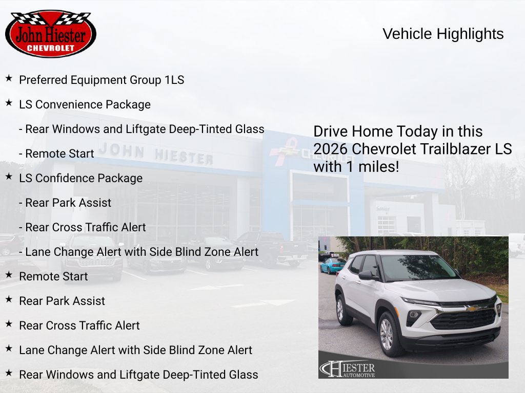 New 2026 Chevrolet TrailBlazer LS w/ LS Convenience Package FWD image 5