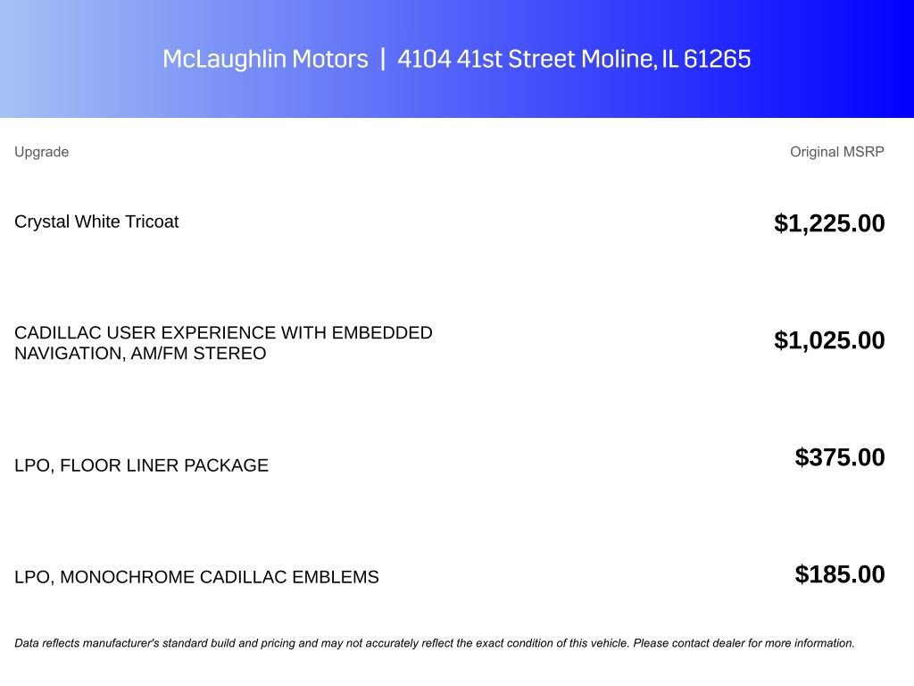 Certified 2022 Cadillac XT5 Premium Luxury w/ LPO, Floor Liner Package image 5