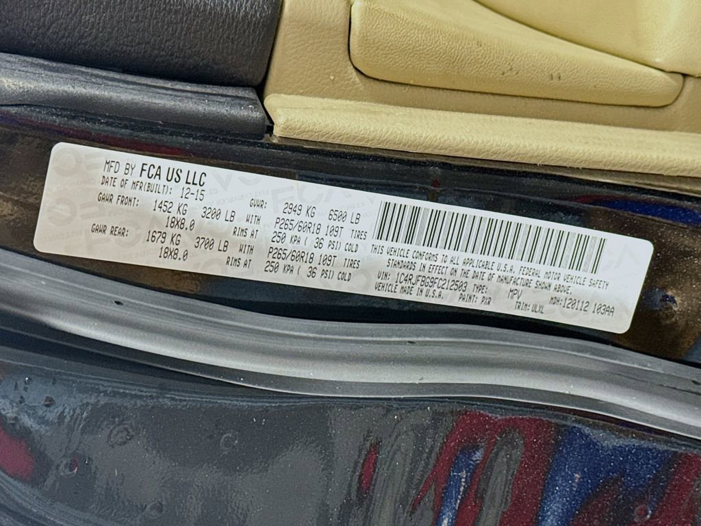 Used 2015 Jeep Grand Cherokee Limited image 33