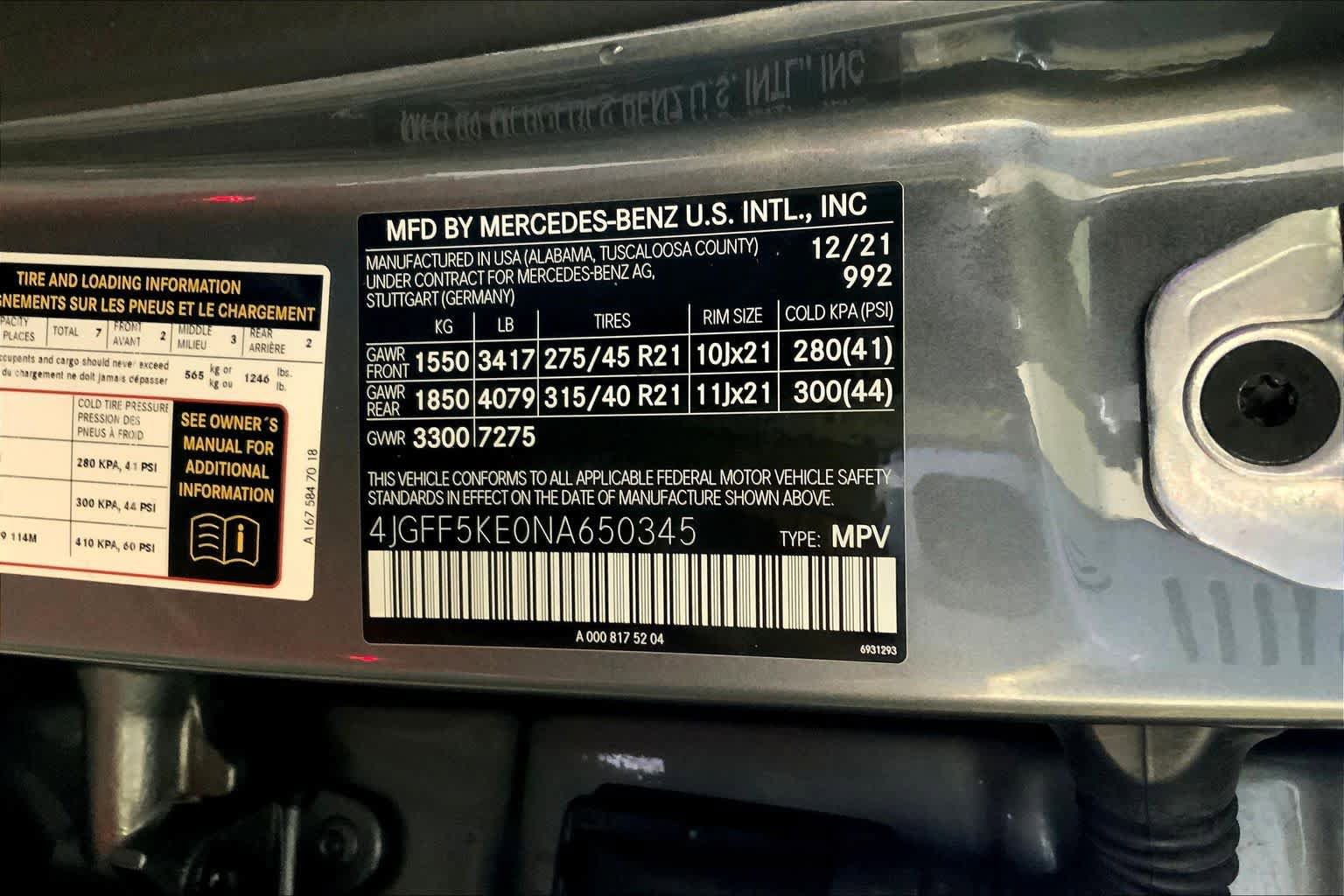 Certified 2022 Mercedes-Benz GLS 450 4MATIC image 34