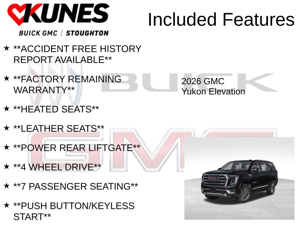 New 2026 GMC Yukon Elevation image 3