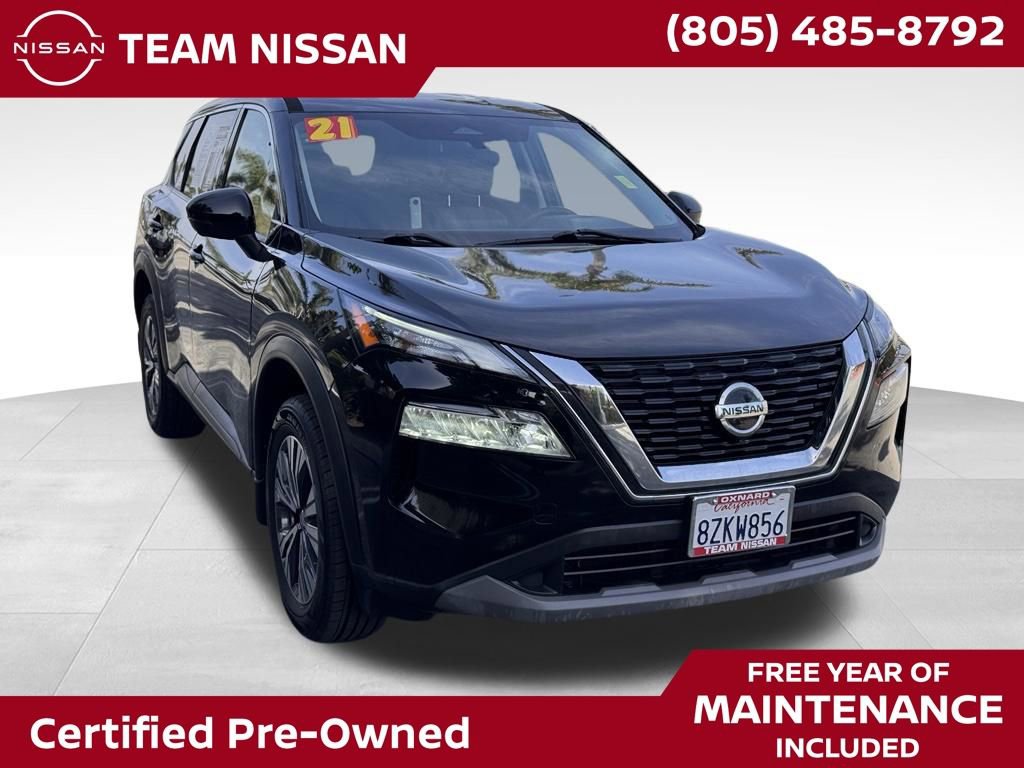 Certified 2021 Nissan Rogue SV FWD image 1