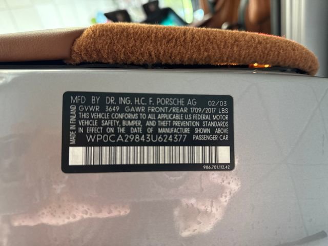 Used 2003 Porsche Boxster RWD image 18
