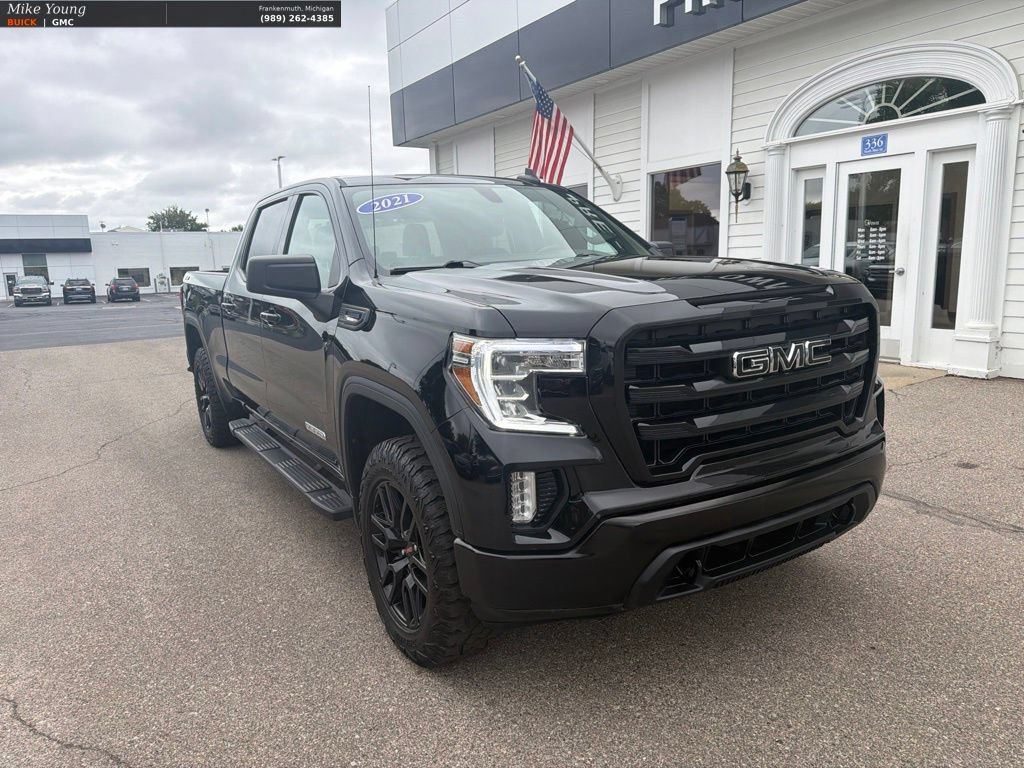 Used 2021 GMC Sierra 1500 Elevation w/ LPO, Elevation Black Package AWD/4WD image 2