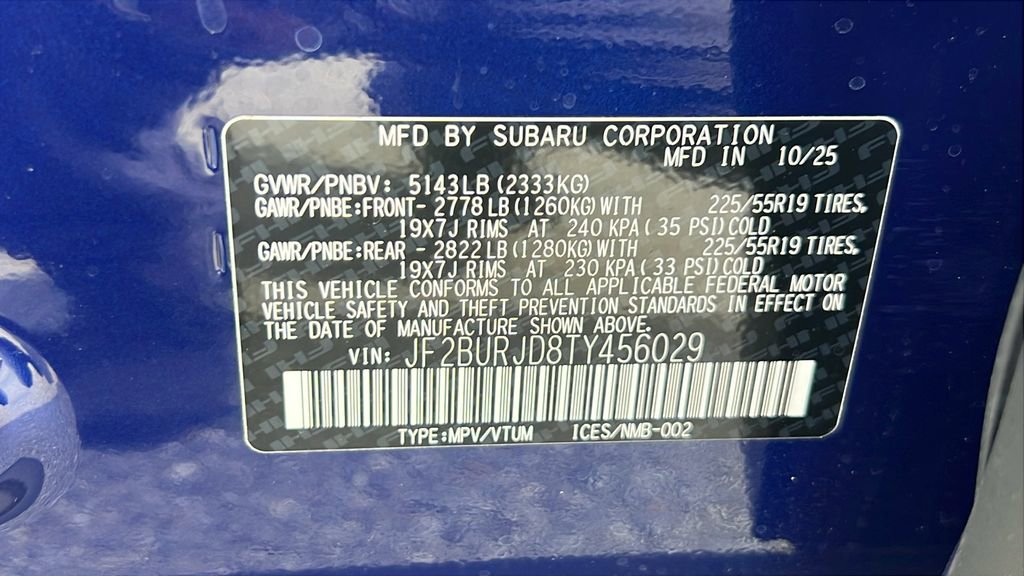 New 2026 Subaru Outback Touring XT image 30