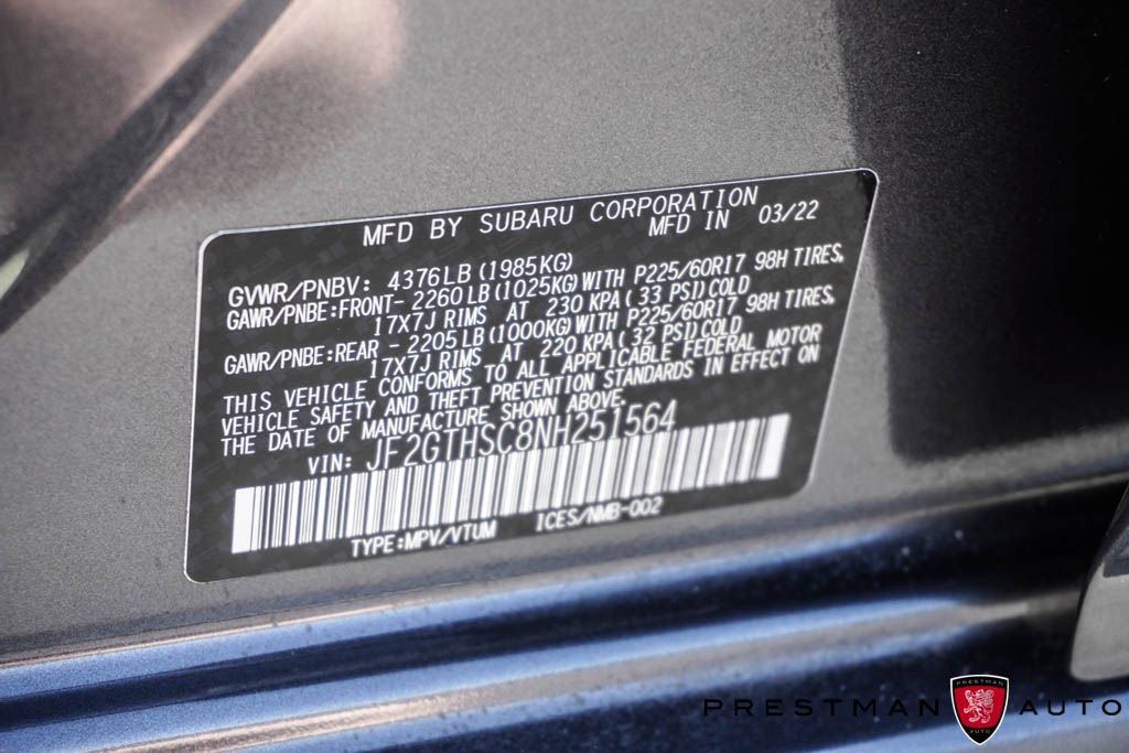Used 2022 Subaru Crosstrek 2.5i Sport w/ Moonroof Package AWD/4WD image 24